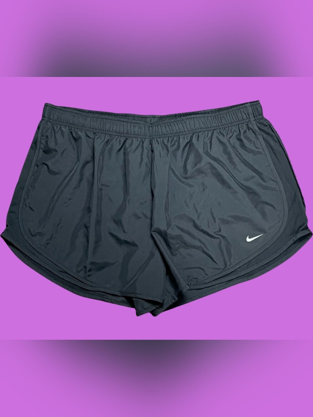 Nike Womans Dri-Fit BLACK RUNNING Shorts Small